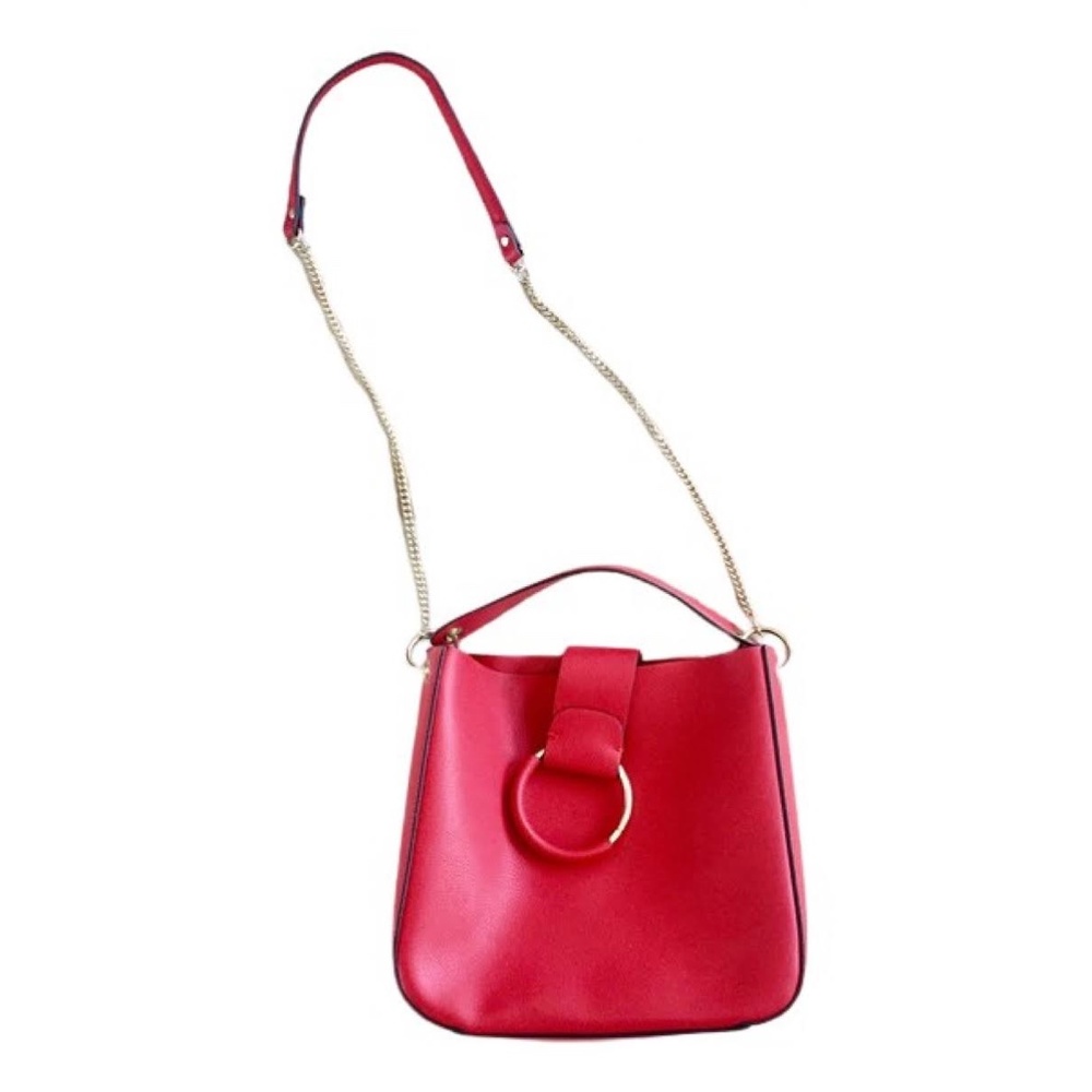 Zara trf Red Mod Crossbody Bag with Chain Strap